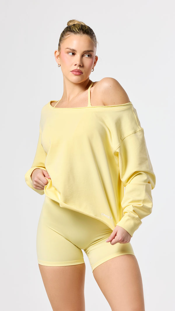 Off-The-Shoulder Sweatshirt