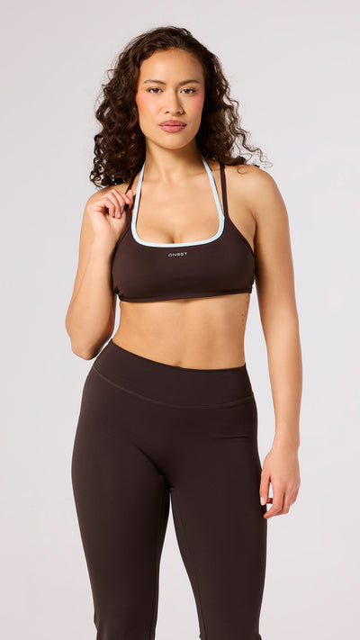 Signature Halter Contrast Bra