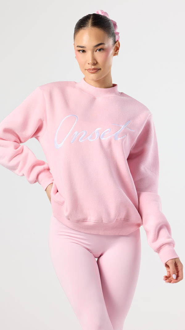 Relaxed Fleece Mock Neck