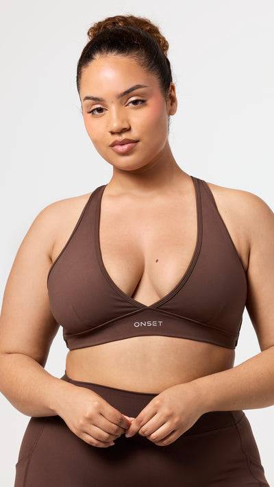 Basics V-neck Sports Bra