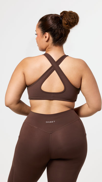 Basics V-neck Sports Bra