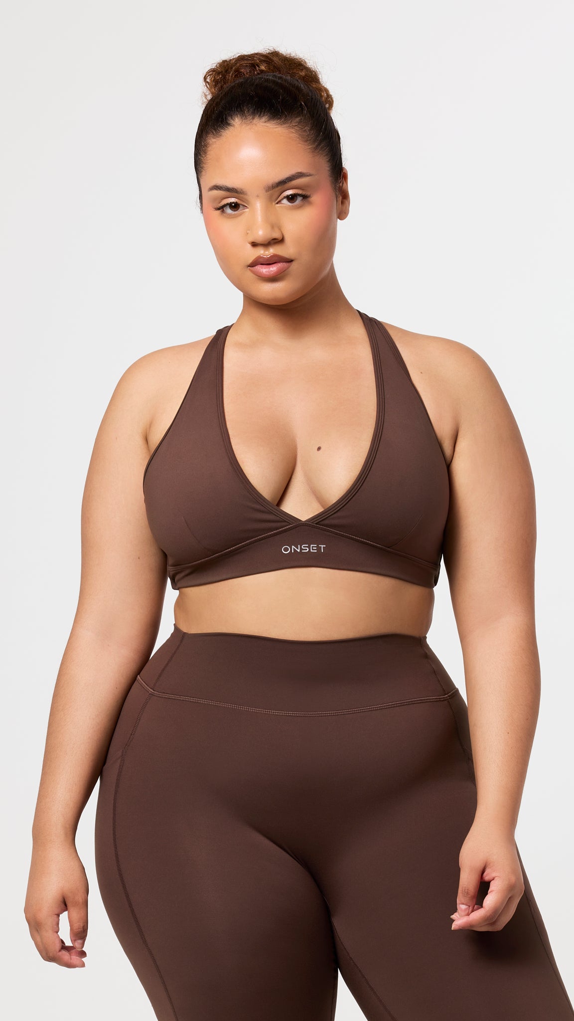 Basics V-neck Sports Bra