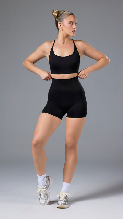 Seamless  High Waist  Shorts 5.5”
