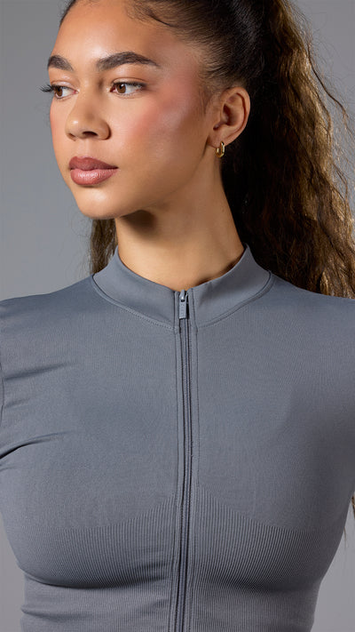 Seamless Zip-Up Jacket