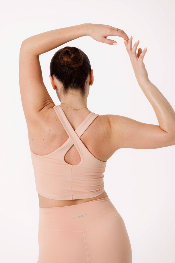 Signature Cross Back Long Sports Bra - Vista alternativa